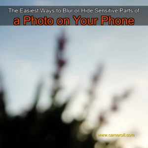 Read more about the article The Easiest Ways to Blur or Hide Sensitive Parts of a Photo on Your Phone