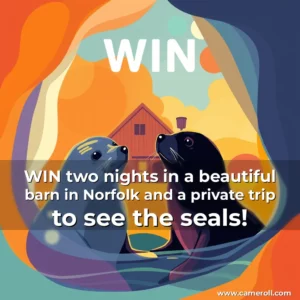 Read more about the article WIN two nights in a beautiful barn in Norfolk and a private trip to see the seals!