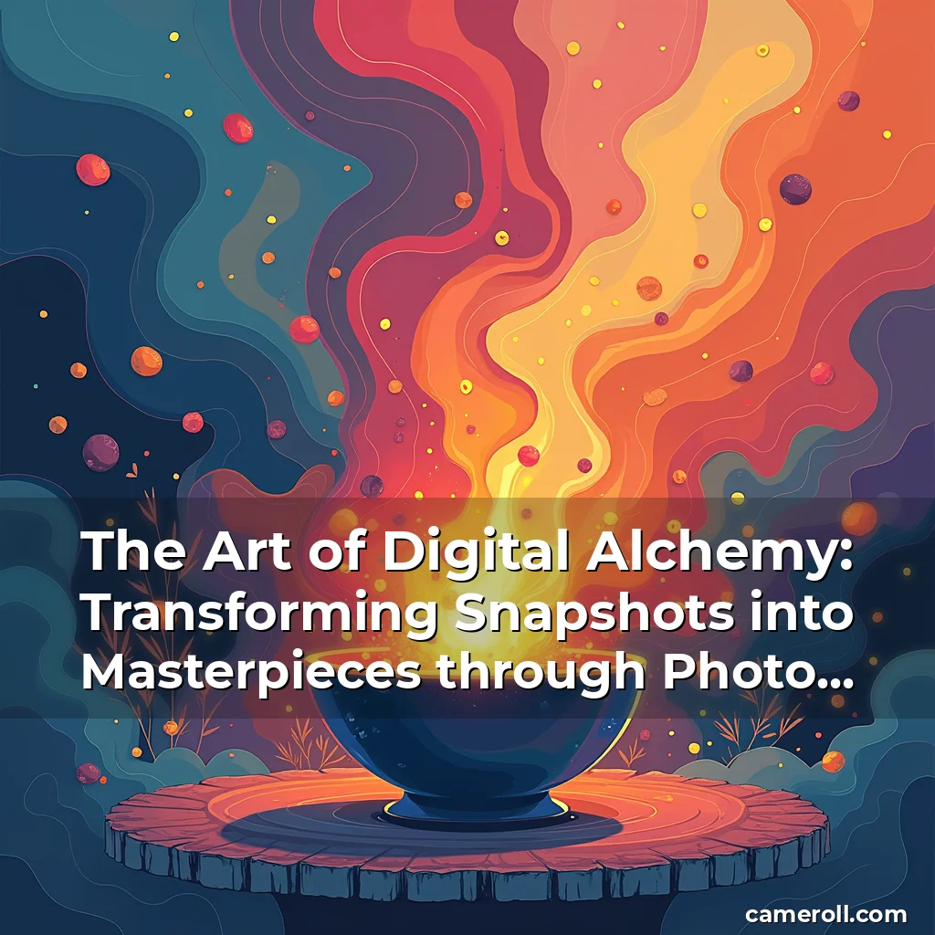 Read more about the article The Art of Digital Alchemy: Transforming Snapshots into Masterpieces through Photo Editing