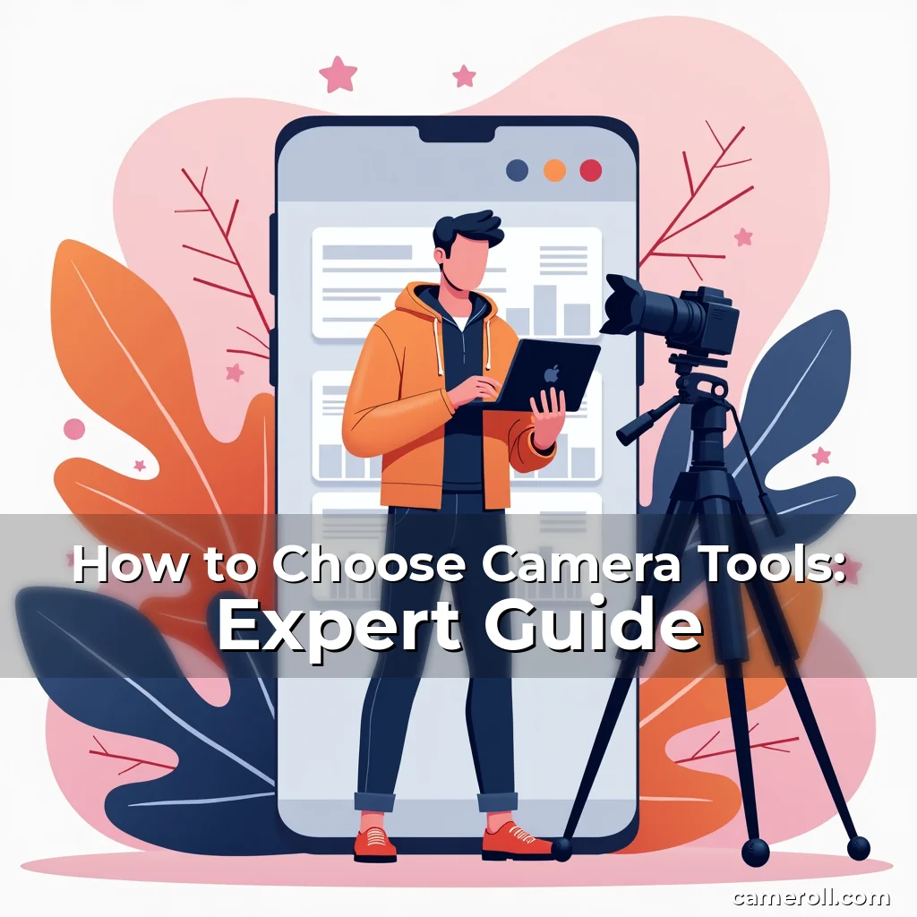 Artistic representation for How to Choose Camera Tools: Expert Guide