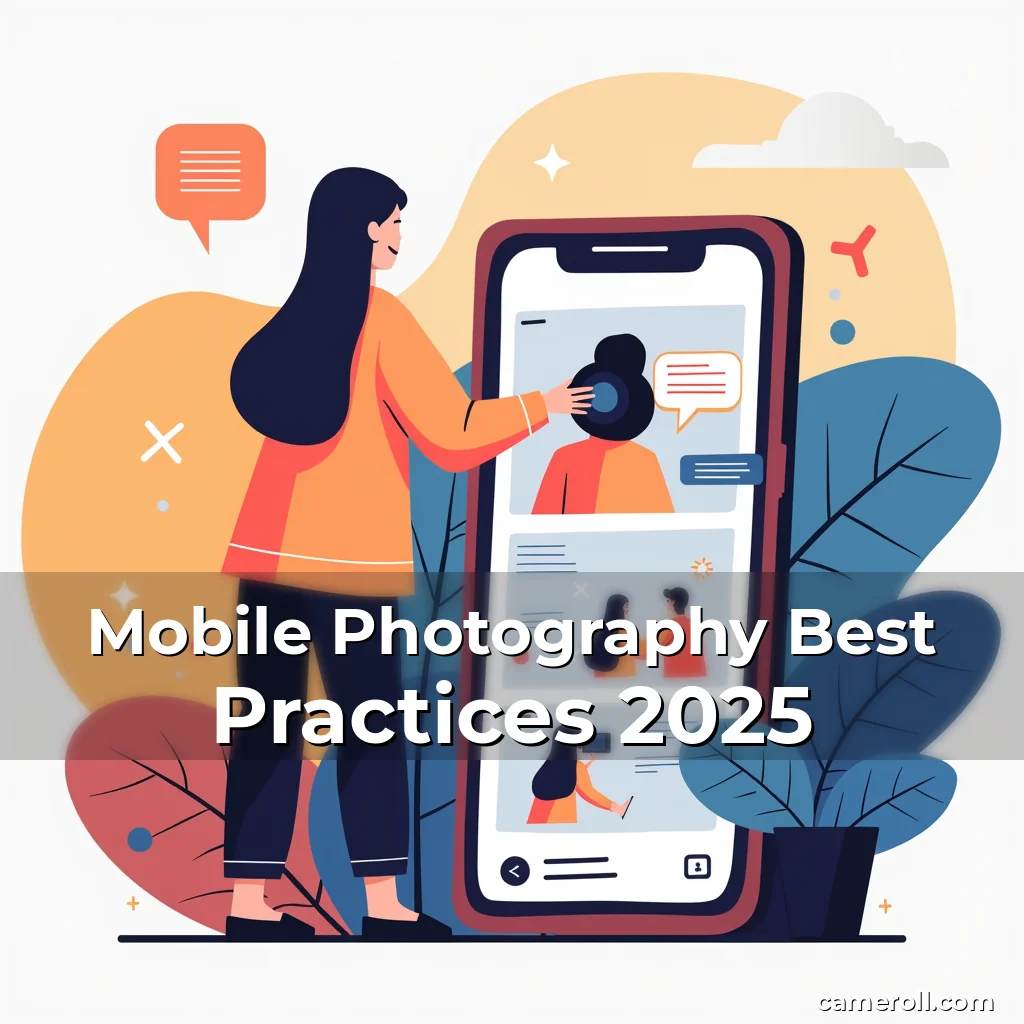 Artistic representation for Mobile Photography Best Practices 2025