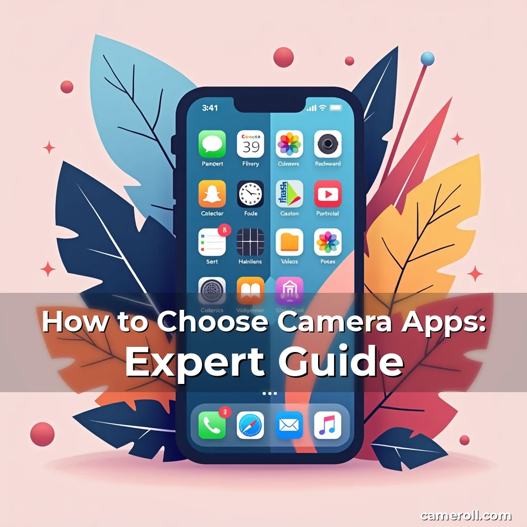 Artistic representation for How to Choose Camera Apps: Expert Guide
