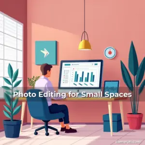 Artistic representation for Photo Editing for Small Spaces