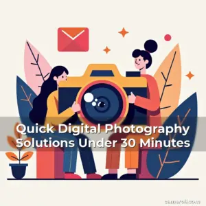 Quick Digital Photography Solutions Under 30 Minutes