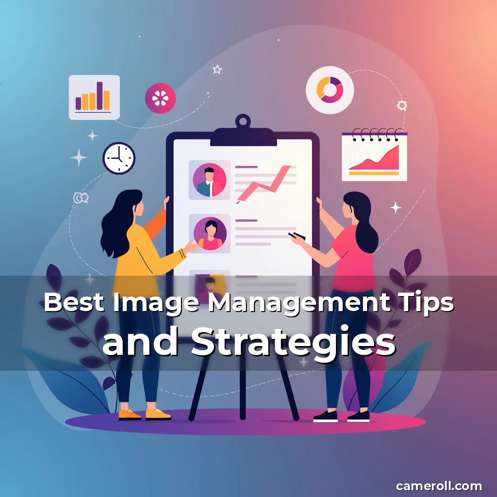 Artistic representation for Best Image Management Tips and Strategies