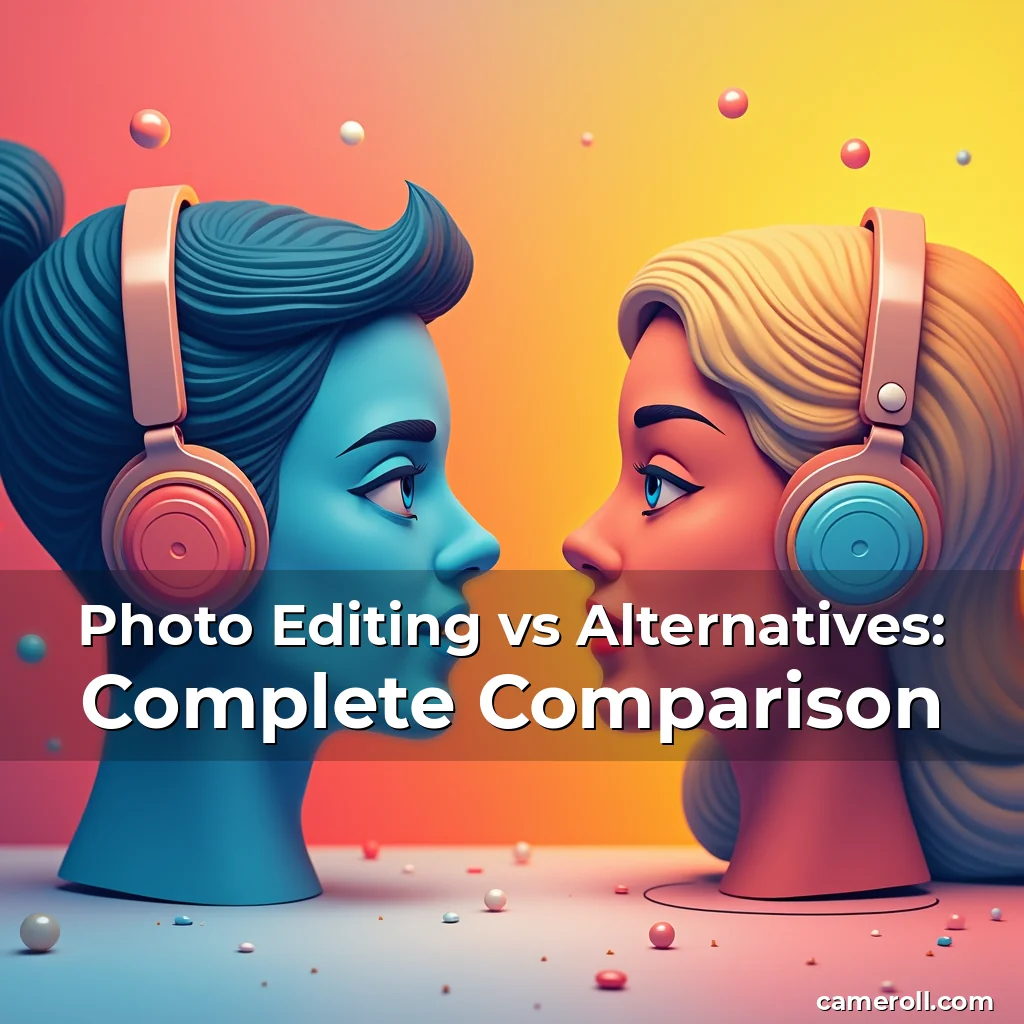 Artistic representation for Photo Editing vs Alternatives: Complete Comparison