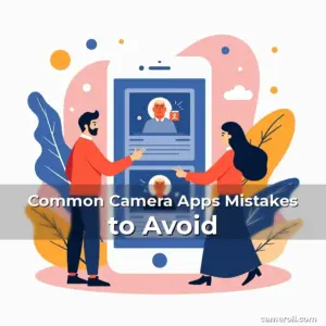 Artistic representation for Common Camera Apps Mistakes to Avoid