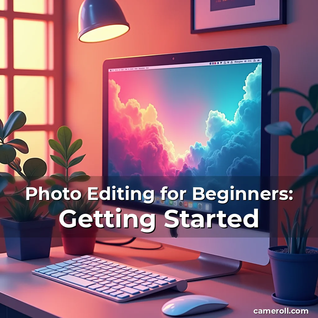 Artistic representation for Photo Editing for Beginners: Getting Started