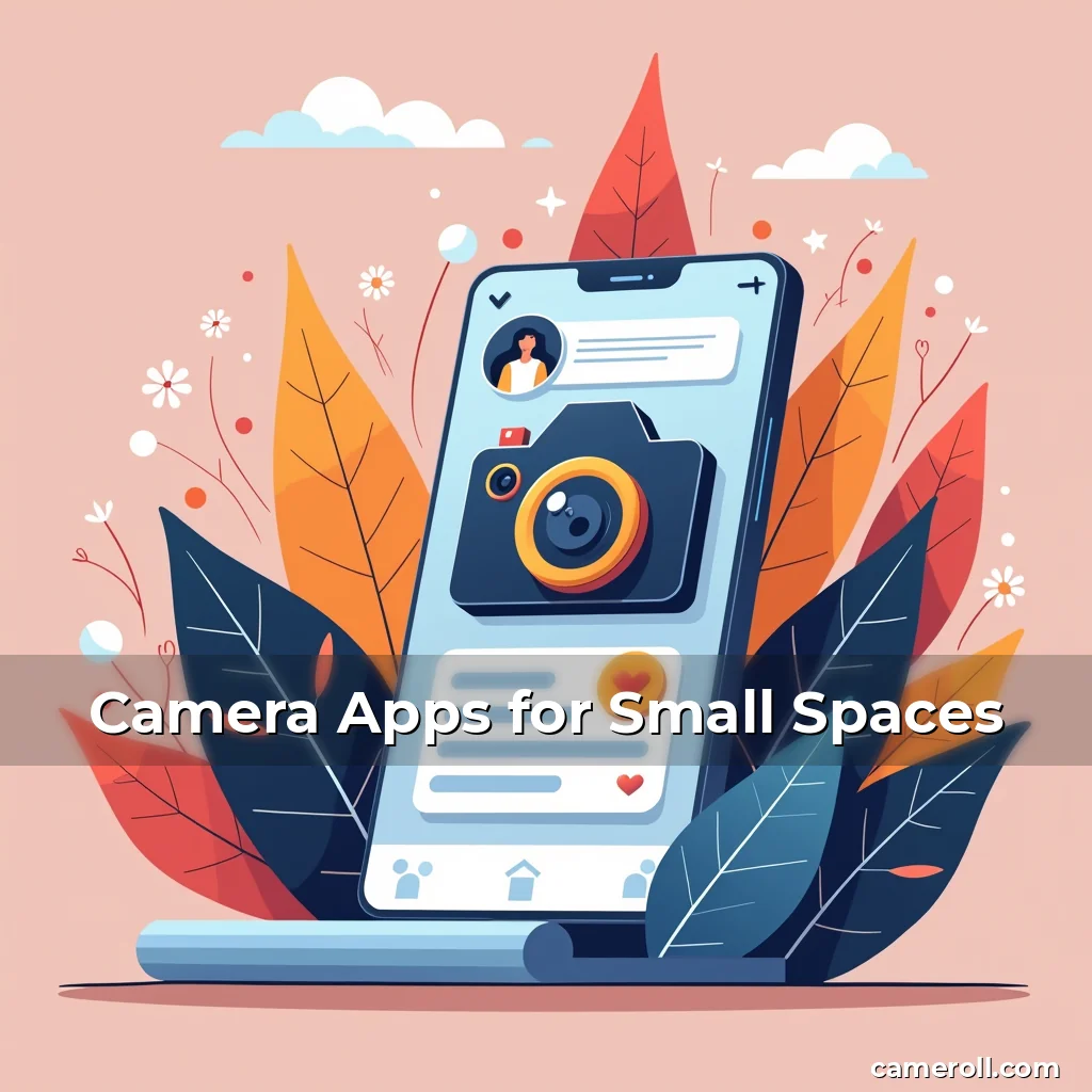 Artistic representation for Camera Apps for Small Spaces