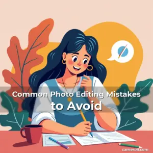 Artistic representation for Common Photo Editing Mistakes to Avoid
