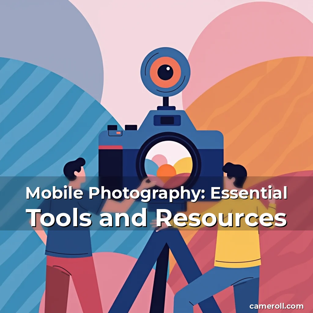 Artistic representation for Mobile Photography: Essential Tools and Resources