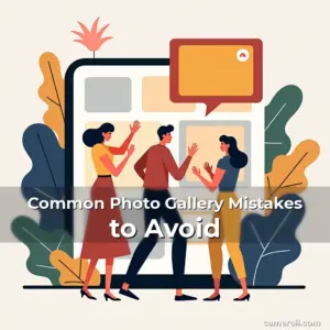 Artistic representation for Common Photo Gallery Mistakes to Avoid