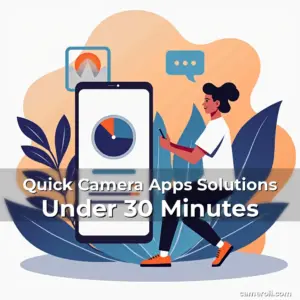 Artistic representation for Quick Camera Apps Solutions Under 30 Minutes