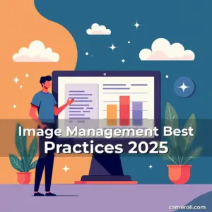 Artistic representation for Image Management Best Practices 2025