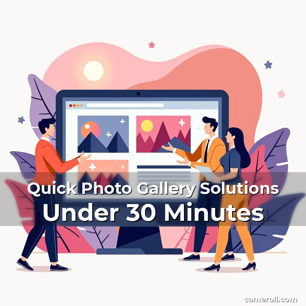 Read more about the article Quick Photo Gallery Solutions Under 30 Minutes