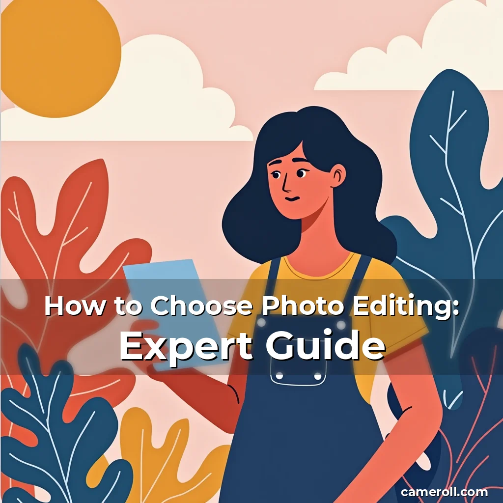Artistic representation for How to Choose Photo Editing: Expert Guide
