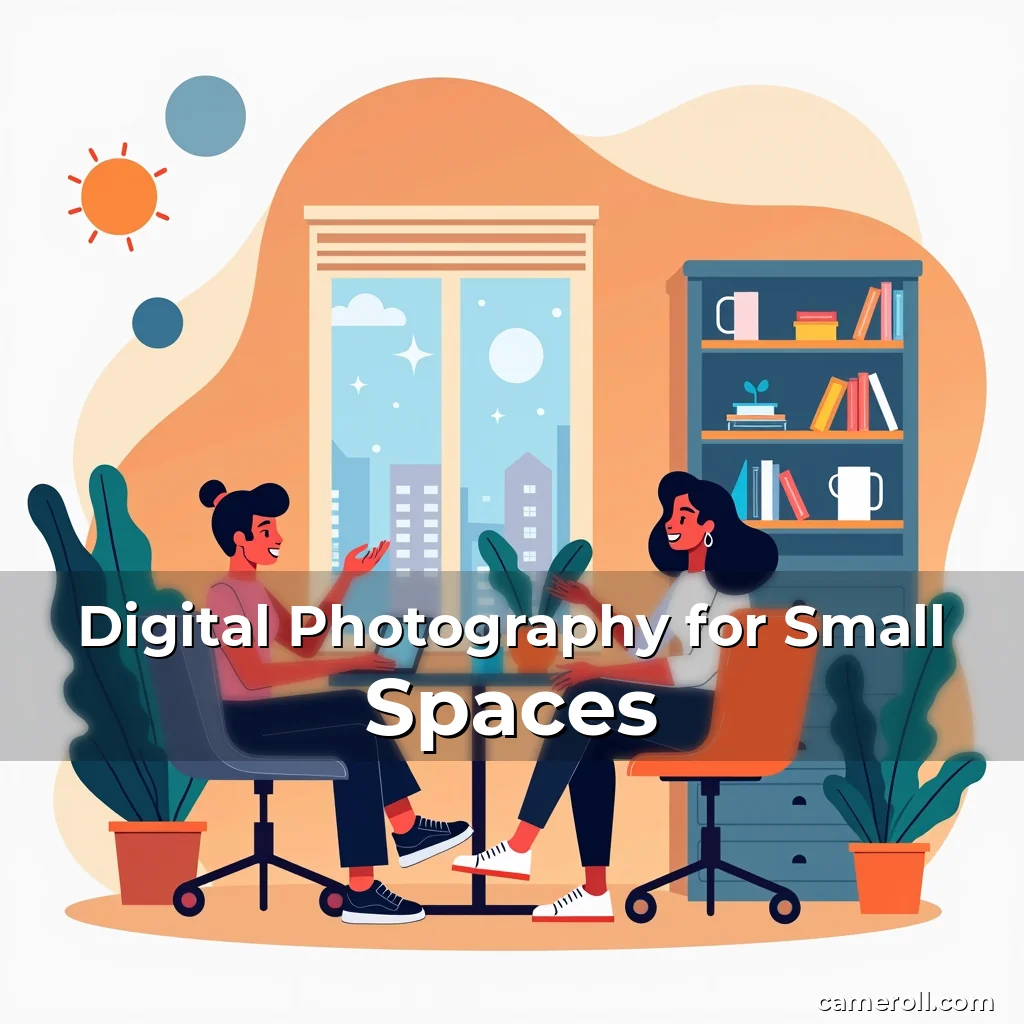 Artistic representation for Digital Photography for Small Spaces