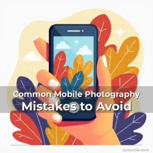 Artistic representation for Common Mobile Photography Mistakes to Avoid