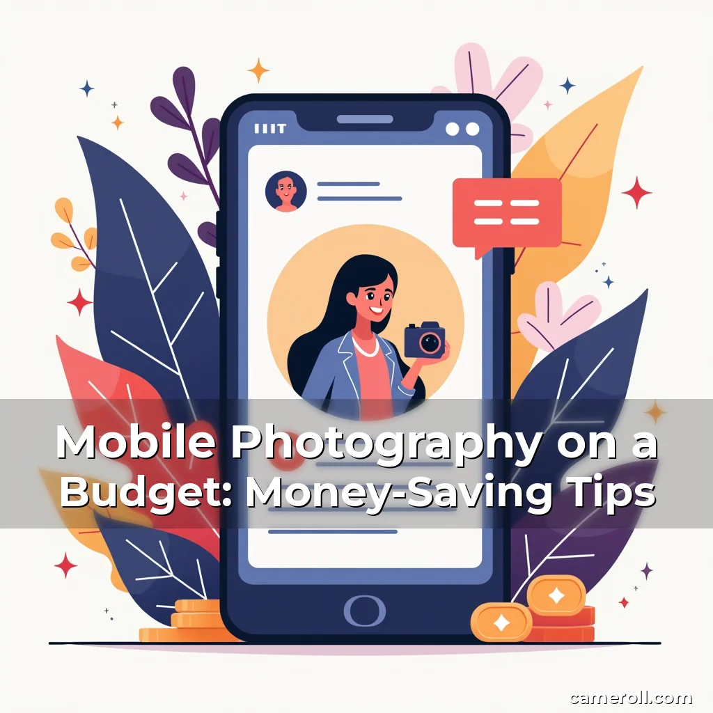 Artistic representation for Mobile Photography on a Budget: Money-Saving Tips