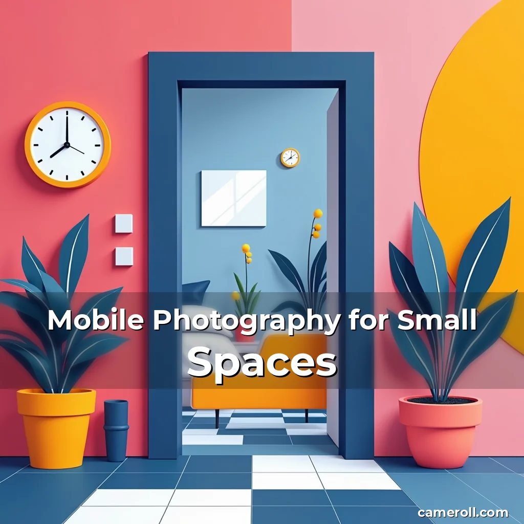 Artistic representation for Mobile Photography for Small Spaces